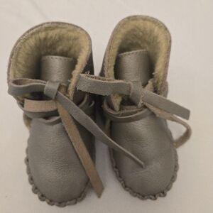 Donsje Leather Booties – 12–18 Months